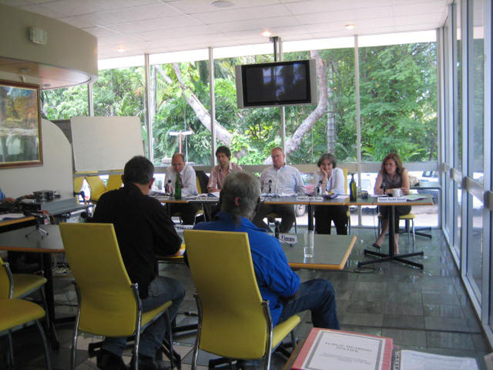 Environment, Communications, Information Technology and the Arts Committee hearings on Indigenous visual arts in Kunanurra, NT, 19 February 2007.