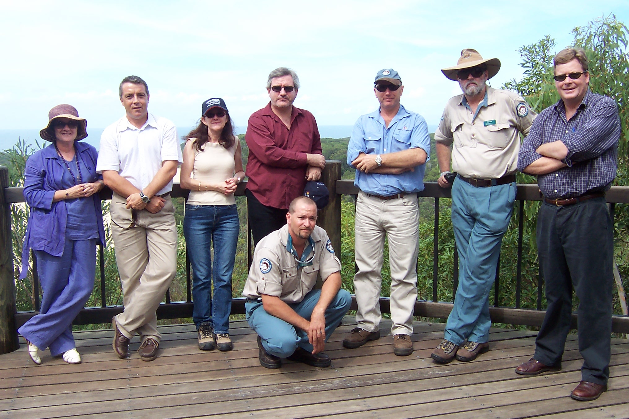 \x3cp\x3eCommittee members Senator Andrew Bartlett and Michael Ronaldson and participating members Senators Claire Moore and Rachel Siewert visiting Fraser Island, 20 April 2006. \x3c/p\x3e