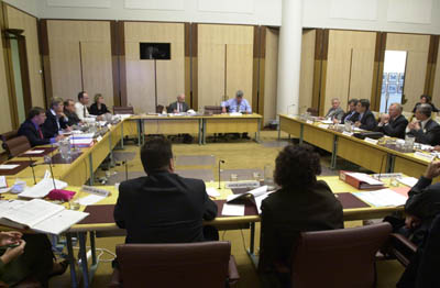 \x3cp\x3eCommunity Affairs Legislation Committee hearing, 24 September 2002. DPS Auspic.\x3c/p\x3e